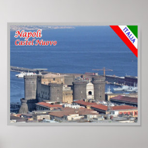 Poster Italie - Campanie - Naples - Castel Nuovo -