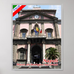 Poster Italie - Campanie - Naples - Musée archéologique