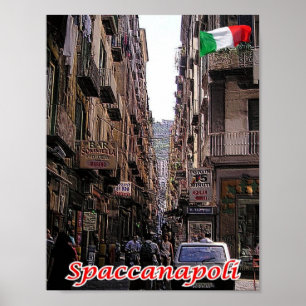 Poster Italie - Campanie - Naples - SpaccaNaples -