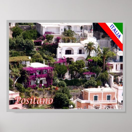 Poster Italie - Campanie - Positano - (Devant)