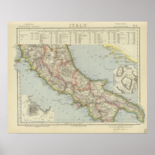 Poster Italie centrale (Devant)