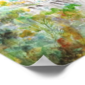 Poster Italie Cinque Terre aquarelle (Coin)