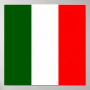 Poster Italie Drapeau Italie Pays Accueil Ethnicité Pays