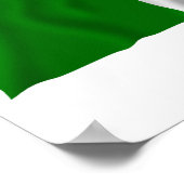 Poster Italie et Calabre agitant des drapeaux (Coin)