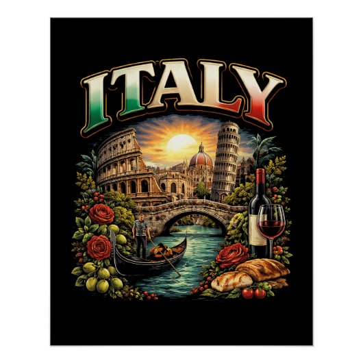 Poster Italie Éternelle (Devant)