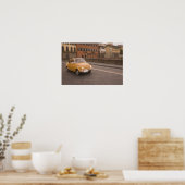 Poster Italie, Florence. Le Rallye Fiat 800 traverse Arno (Cuisine)