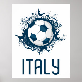 Poster Italie Football