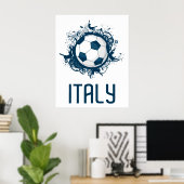 Poster Italie Football (Bureau à domicile)