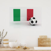 Poster Italie Football (Cuisine)