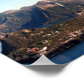 Poster Italie - Îles Éoliennes - Volcan Stromboli - (Coin)