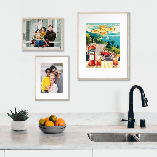 Poster Italie La Dolce Vite Editable Illustrated Holiday