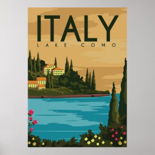 Poster Italie Lac de Côme