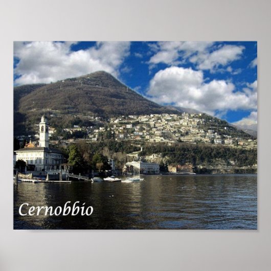 Poster Italie - Lac de Côme - Cernobbio - (Devant)