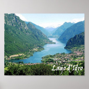Poster Italie - Lac Idro -