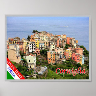 Poster Italie - Ligurie - Cinque Terre - Corniglia