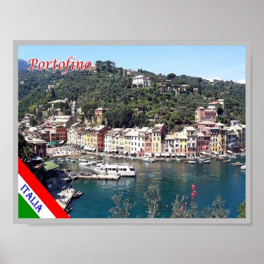 Poster Italie - Ligurie - Portofino - (Devant)