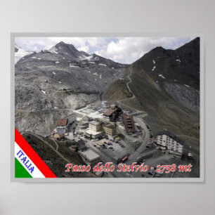 Poster Italie - Lombardie - Stelvio Pass -