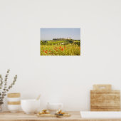 Poster Italie, Monteriggioni, Field View de (Cuisine)