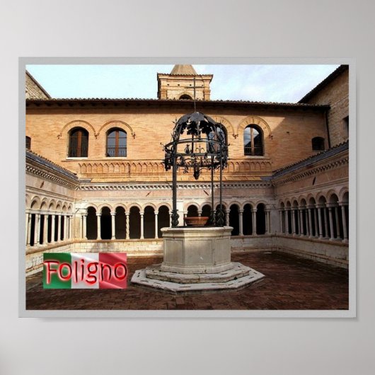 Poster Italie - Ombrie - Foligno - (Devant)