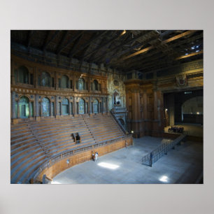 Poster Italie, Parme, Teatro Farnese