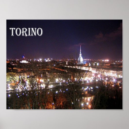 Poster Italie - Piémont - Turin - (Devant)