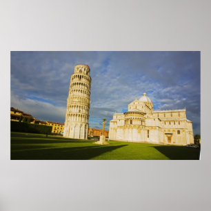 Poster Italie, Pise, Duomo et Tour de Pise, Pise, 2