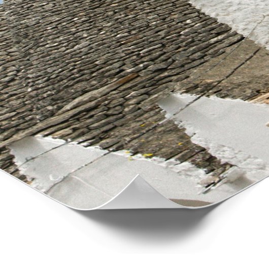 Poster Italie, Pouilles, Alberobello, Terra dei Trulli, (Coin)