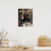 Poster Italie, Province de Côme, Bellagio. Salita 2 (Cuisine)