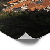 Poster Italie, Province de Côme, Menaggio. Vue sur la vil (Coin)