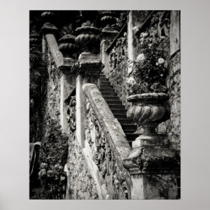 Poster Italie, province de Lecco, Varenna. Villa Monaster