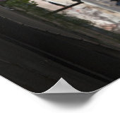 Poster Italie, Sardaigne, Bosa. Détail de rue. (Coin)