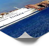 Poster Italie - Sardaigne - Cagliari - Port - (Coin)