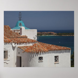 Poster Italie, Sardaigne, Porto Cervo. Chiesa di Stella