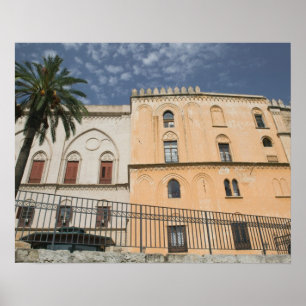 Poster Italie, Sicile, Palerme, Palais des Normands