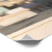 Poster Italie, Sicile, Termini Imerese, Vue & Fleurs (Coin)