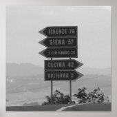 Poster Italie - Toscane (Devant)