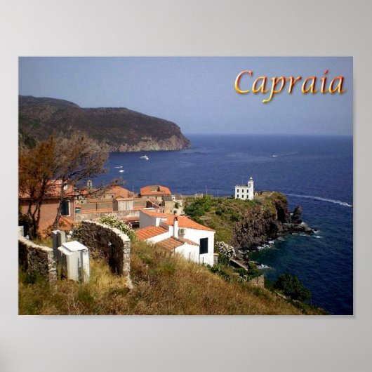 Poster Italie - Toscane - Capraia - (Devant)