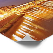 Poster Italie - Toscane - Florence - Ponte Vecchio - (Coin)