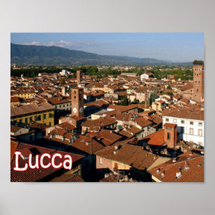 Poster Italie - Toscane - Lucca -