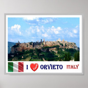 Poster Italie - Toscane - Orvieto -