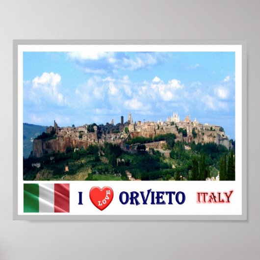 Poster Italie - Toscane - Orvieto - (Devant)