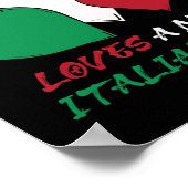 Poster Italie Tout Le Monde Aime Une Belle Italienne (Coin)