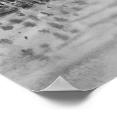 Poster Italie Travel - VENICE souvenir noir et blanc (Coin)