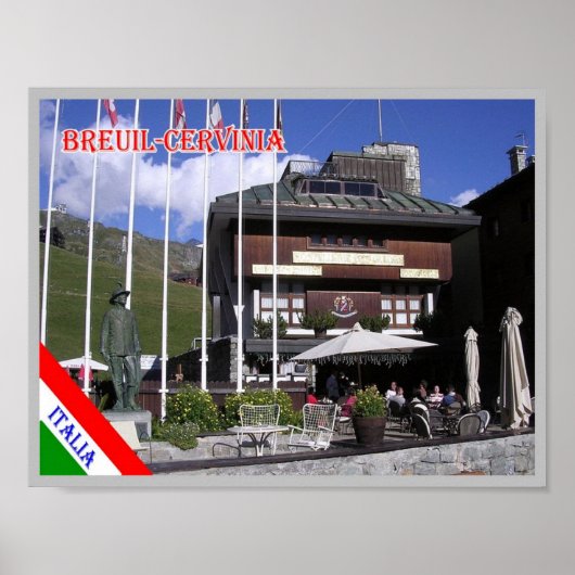 Poster Italie - Vallée Aoste - Breuil-Cervinia - (Devant)