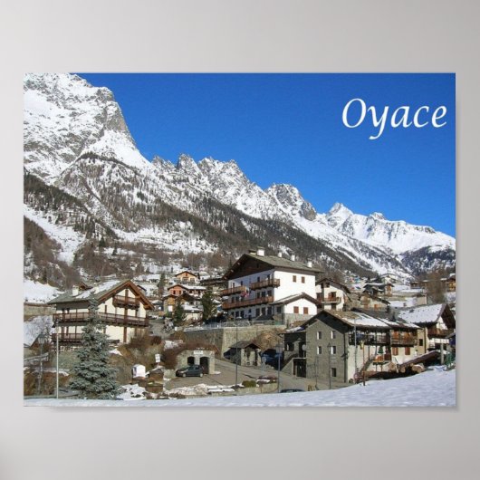 Poster Italie - Vallée d'Aoste - Oyace (Devant)