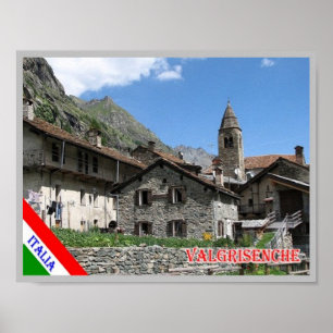 Poster Italie - Vallée d'Aoste - Valgrisenche