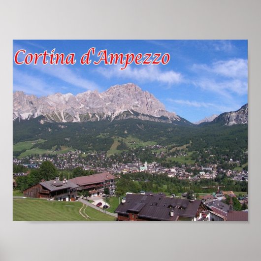 Poster Italie - Vénétie - Cortina D Ampezzo - (Devant)