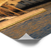 Poster Italie, Vénétie, Venise, Canal Grande et Rialto (Coin)