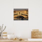 Poster Italie, Vénétie, Venise, Canal Grande et Rialto (Cuisine)