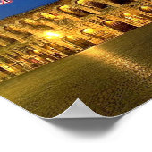 Poster Italie - Vénétie - Vérone - Arène de nuit - (Coin)